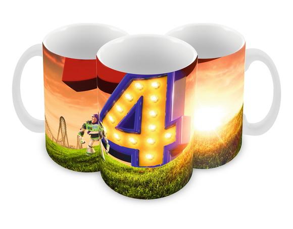 Caneca Polímero Toy Story Buzz Lightyear Personalizada