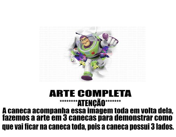 Caneca Polímero Toy Story Buzz Lightyear Personalizada