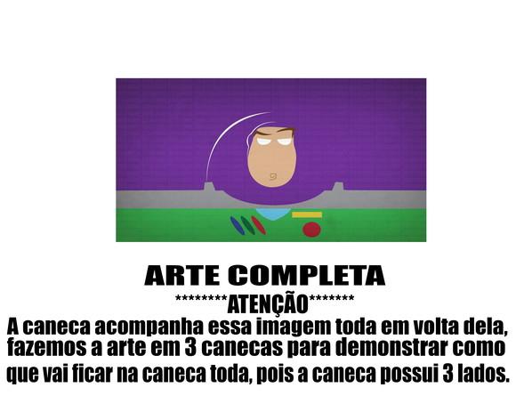 Caneca Polímero Toy Story Buzz Lightyear Personalizada