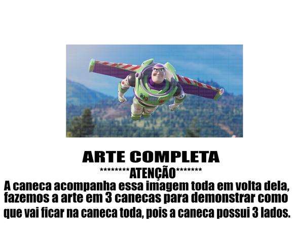Caneca Polímero Toy Story Buzz Lightyear Personalizada