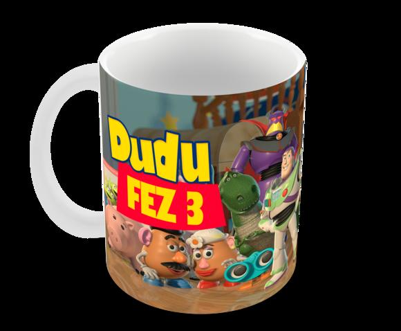 Caneca Polímero Toy Story com Nome Personalizada