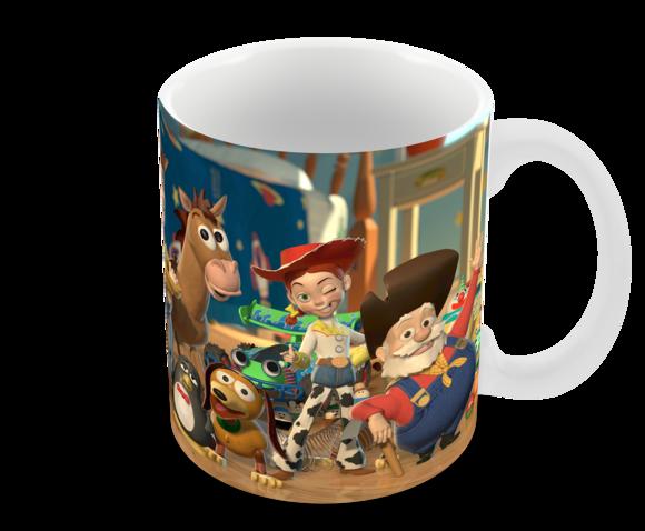 Caneca Polímero Toy Story com Nome Personalizada