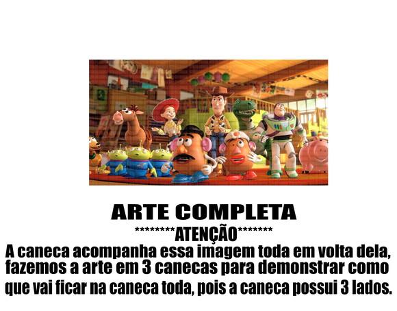 Caneca Polímero Toy Story Personalizada