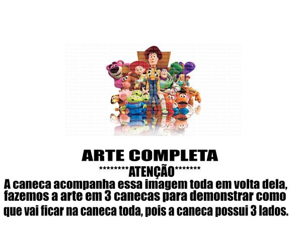 Caneca Polímero Toy Story Personalizada