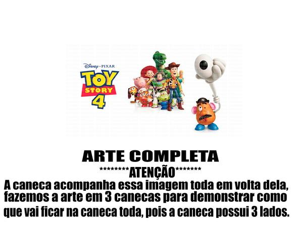 Caneca Polímero Toy Story Personalizada