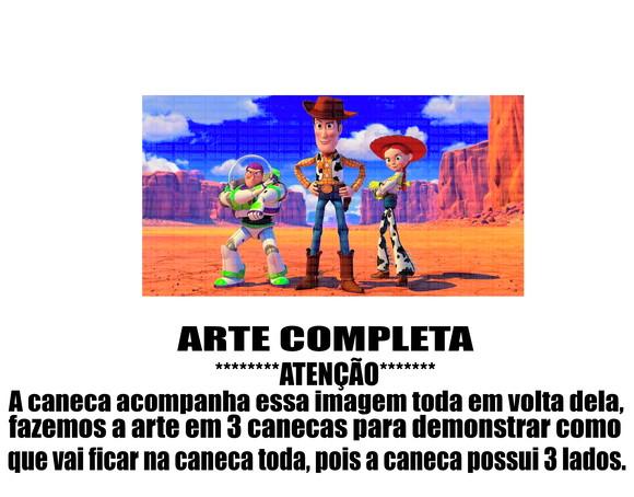 Caneca Polímero Toy Story Personalizada