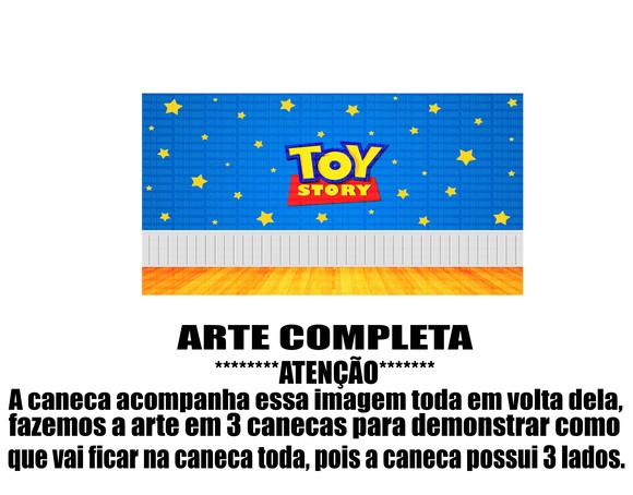 Caneca Polímero Toy Story Personalizada