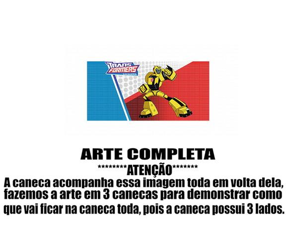 Caneca Polímero Transformers Bumblebee Desenho Personalizada