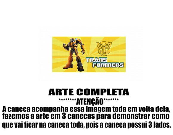 Caneca Polímero Transformers Bumblebee Personalizada