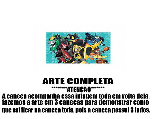 Caneca Polímero Transformers Desenho Personalizada