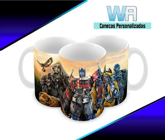 Caneca Polímero Transformers Personalizada