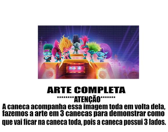Caneca Polímero Trolls Personalizada
