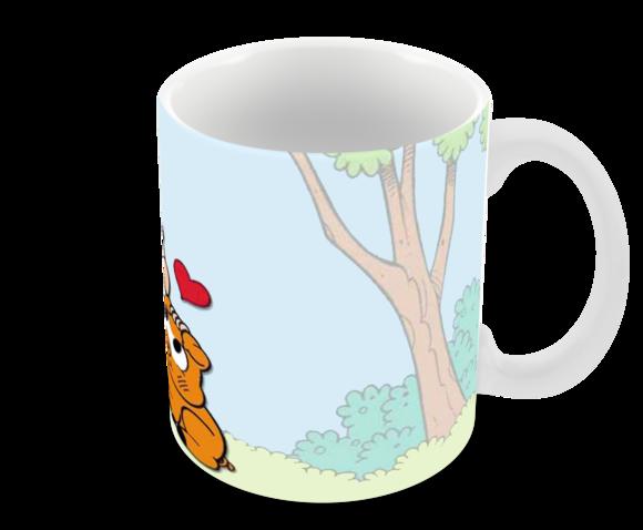 Caneca Polímero Turma da Mônica Cascão Personalizada