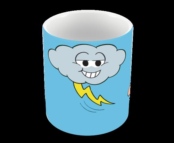 Caneca Polímero Turma da Mônica Cascão Personalizada