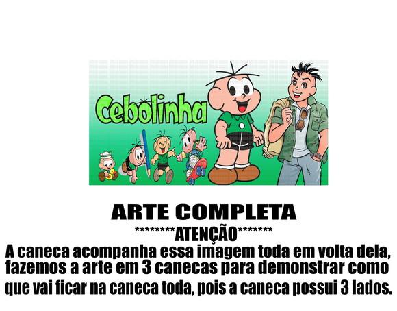 Caneca Polímero Turma da Mônica Cebolinha Personalizada
