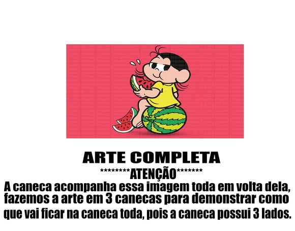 Caneca Polímero Turma da Mônica Magali Personalizada