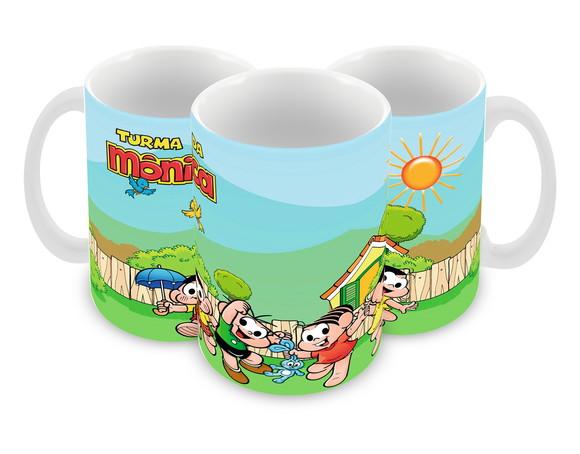 Caneca Polímero Turma da Mônica Personalizada