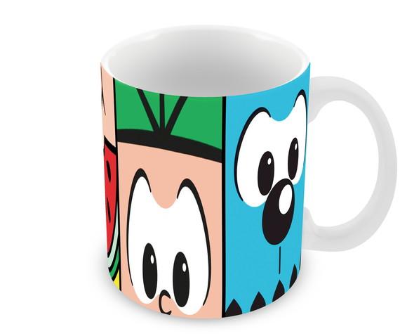 Caneca Polímero Turma da Mônica Personalizada