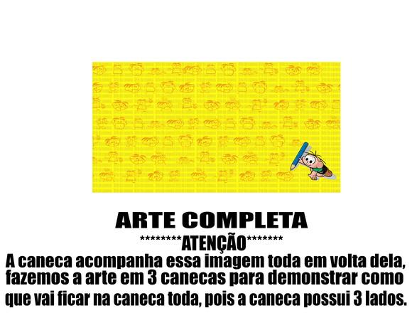 Caneca Polímero Turma da Mônica Personalizada