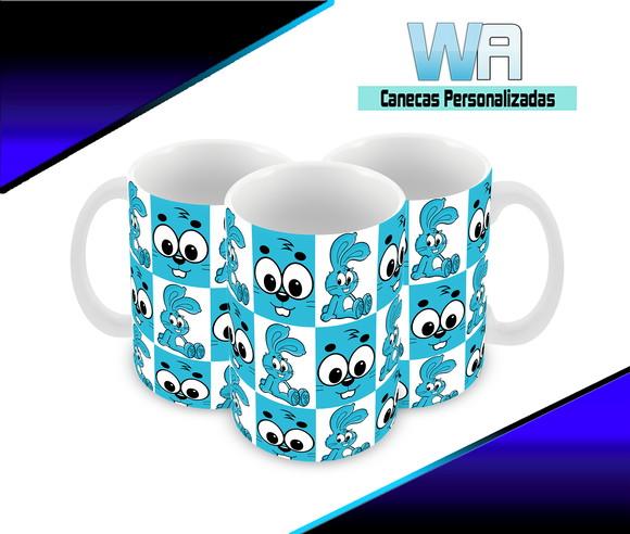 Caneca Polímero Turma da Mônica Sansão Personalizada