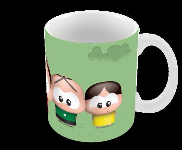 Caneca Polímero Turma da Mônica Toy Personalizada