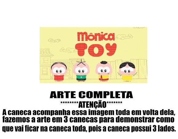 Caneca Polímero Turma da Mônica Toy Personalizada