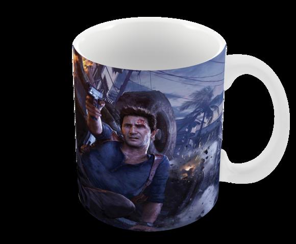 Caneca Polímero Uncharted Personalizada