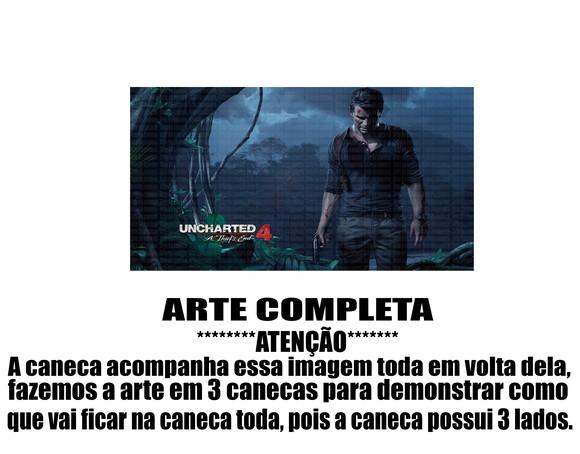 Caneca Polímero Uncharted Personalizada