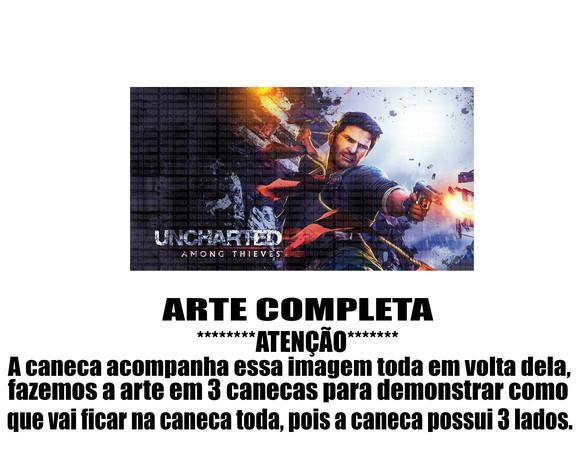 Caneca Polímero Uncharted Personalizada