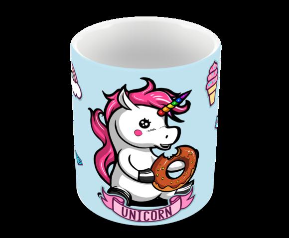 Caneca Polímero Unicórnio Personalizada