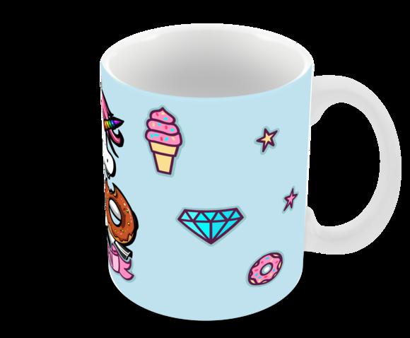 Caneca Polímero Unicórnio Personalizada