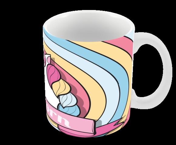 Caneca Polímero Unicórnio Personalizada