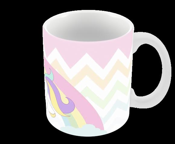 Caneca Polímero Unicórnio Personalizada