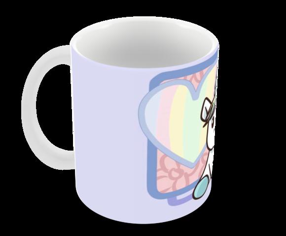 Caneca Polímero Unicórnio Personalizada