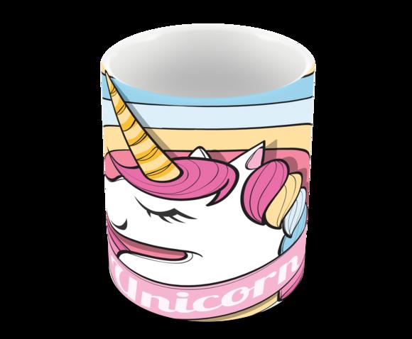 Caneca Polímero Unicórnio Personalizada