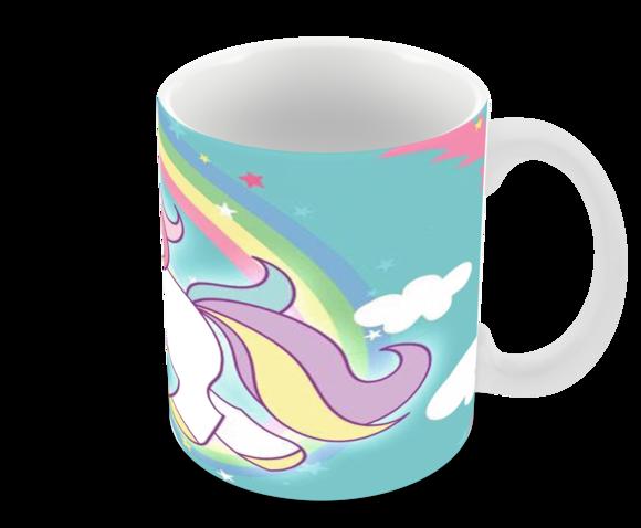 Caneca Polímero Unicórnio Personalizada