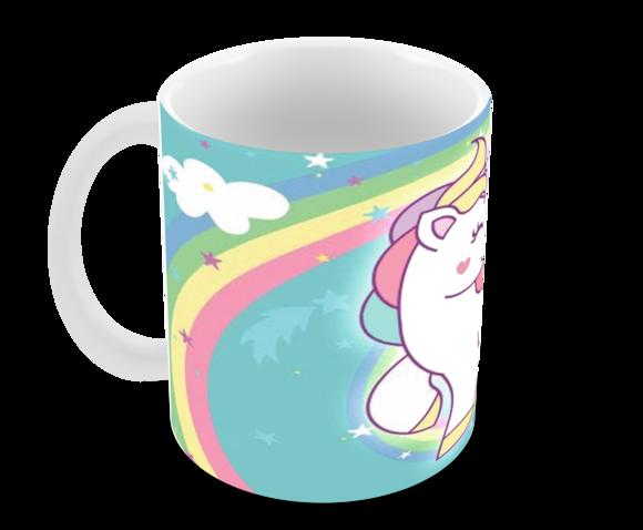 Caneca Polímero Unicórnio Personalizada