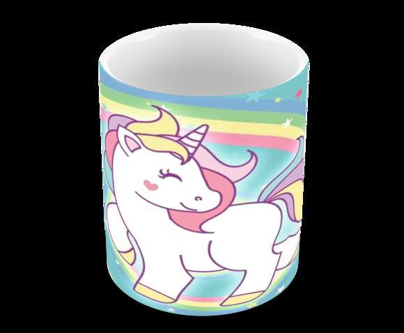 Caneca Polímero Unicórnio Personalizada