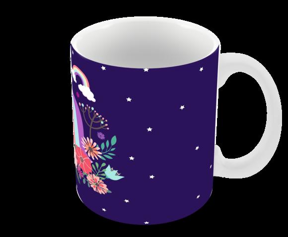 Caneca Polímero Unicórnio Personalizada