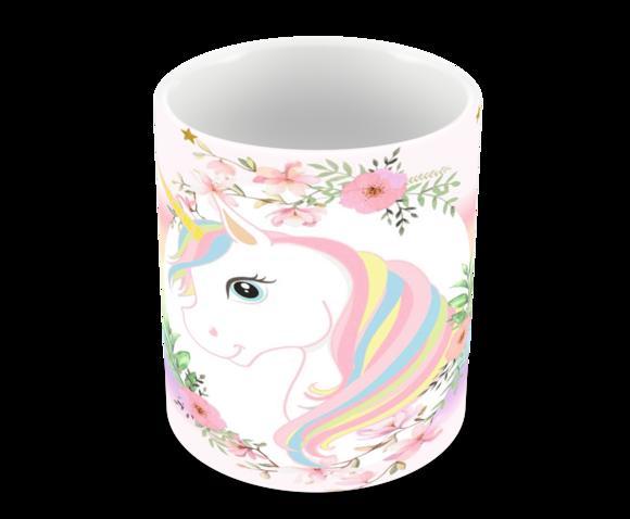 Caneca Polímero Unicórnio Personalizada