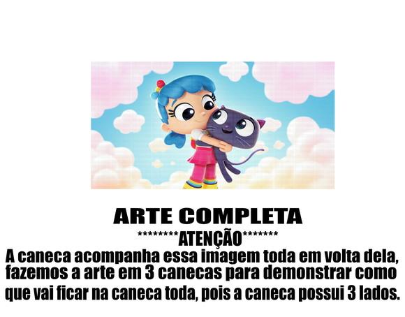 Caneca Polímero Vera e o Reino do Arco-íris Personalizada