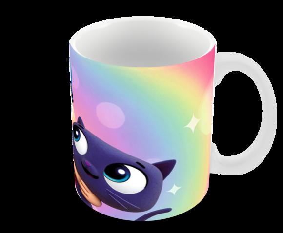 Caneca Polímero Vera e o Reino do Arco-íris Personalizada