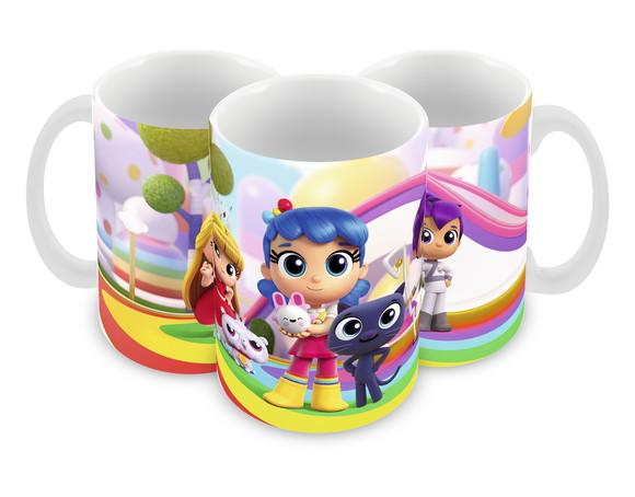 Caneca Polímero Vera e o Reino do Arco-íris Personalizada