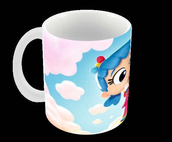 Caneca Polímero Vera e o Reino do Arco-íris Personalizada