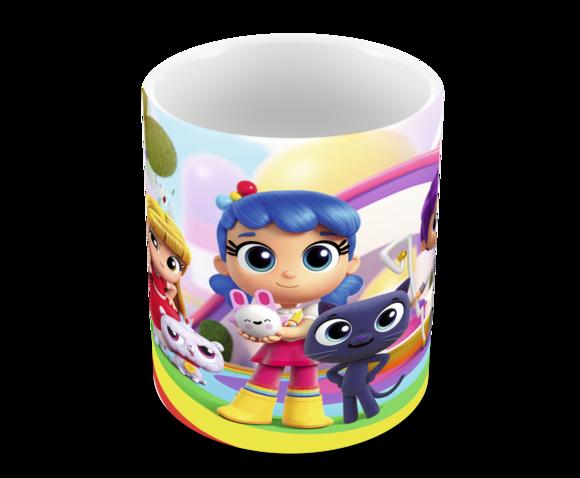 Caneca Polímero Vera e o Reino do Arco-íris Personalizada