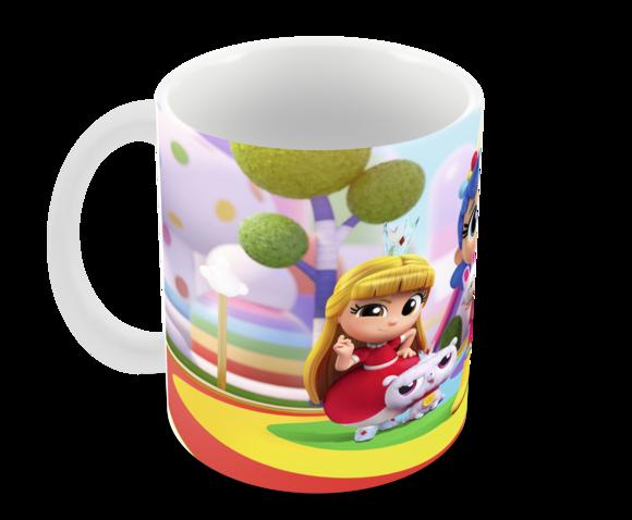Caneca Polímero Vera e o Reino do Arco-íris Personalizada