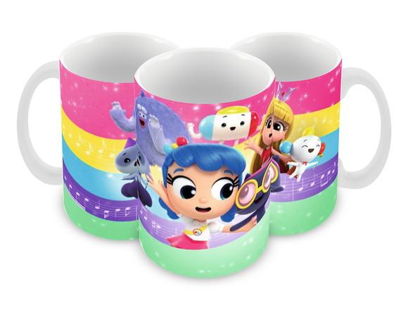 Caneca Polímero Vera e o Reino do Arco-íris Personalizada