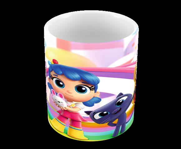 Caneca Polímero Vera e o Reino do Arco-íris Personalizada