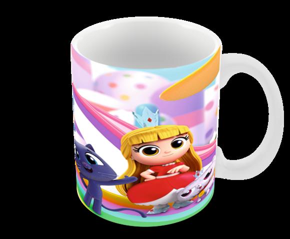 Caneca Polímero Vera e o Reino do Arco-íris Personalizada
