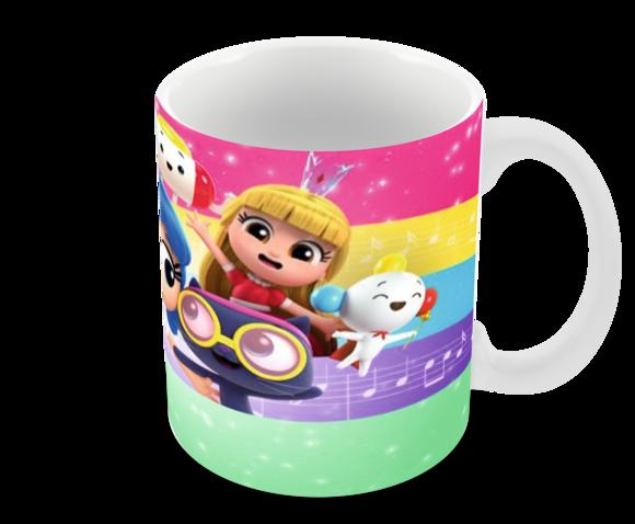 Caneca Polímero Vera e o Reino do Arco-íris Personalizada